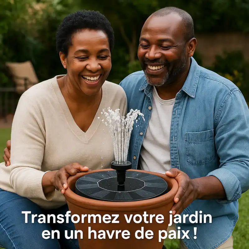 ⛲Fontaine Solaire  – La magie de l’eau, propulsée par le soleil 🌞