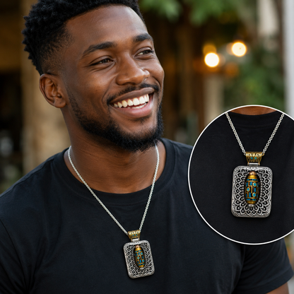 Collier Tibétain pour Homme – Affirme Ton Style avec Élégance