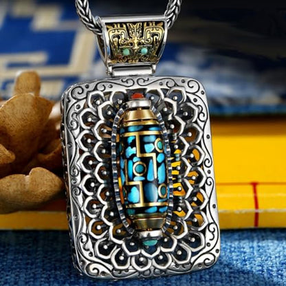 Collier Tibétain pour Homme – Affirme Ton Style avec Élégance