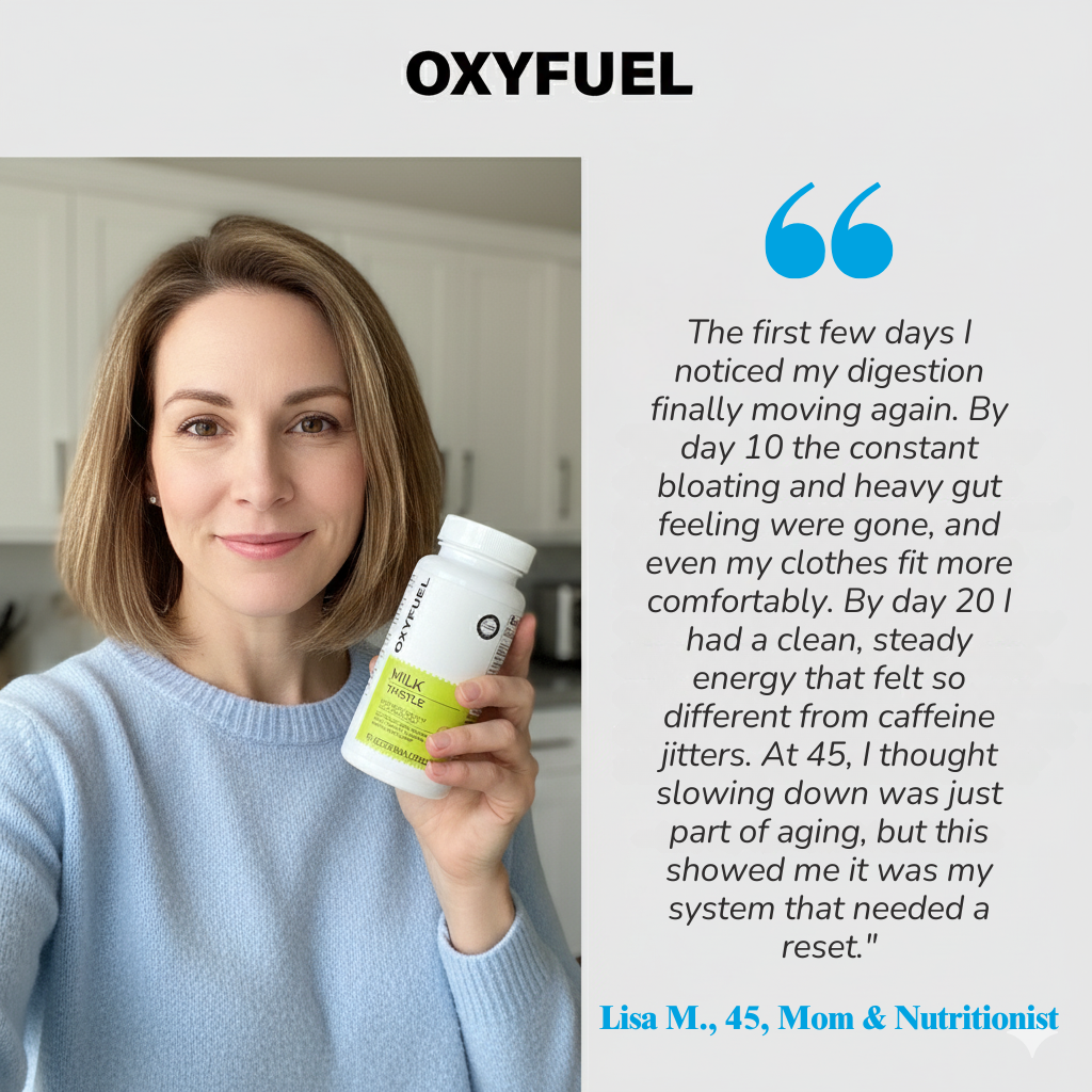 OXYFUEL Milk Thistle Liver Detox & Colon Cleanse