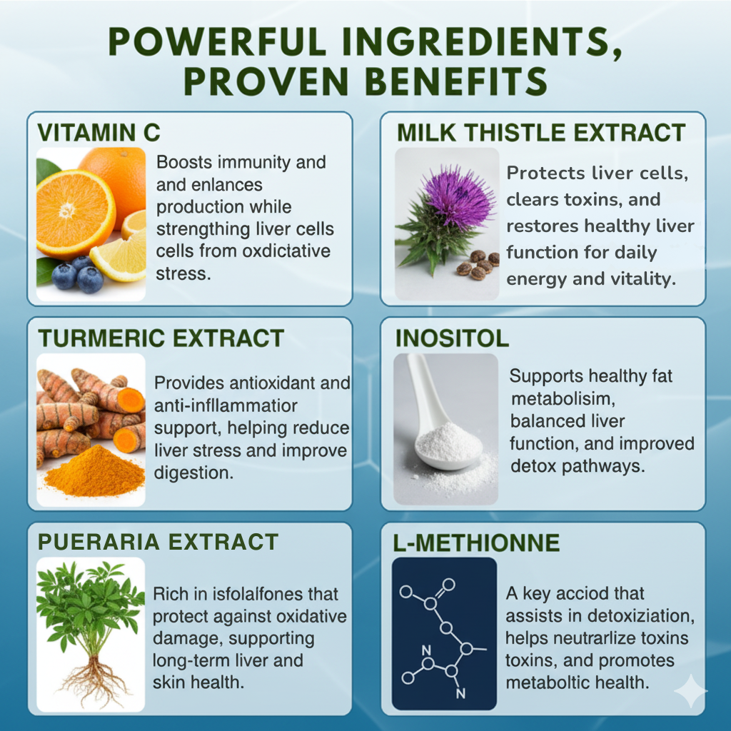 OXYFUEL Milk Thistle Liver Detox & Colon Cleanse