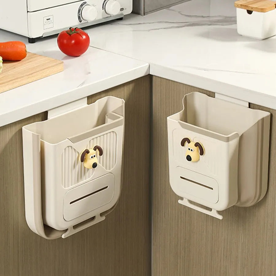 Poubelle Suspendue Pliable — Gagnez de la place, cuisine propre