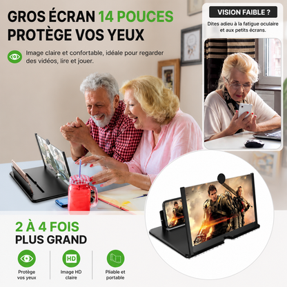 Amplificateur d'Écran pour Téléphone — Le Grand Cinéma dans Votre Poche !