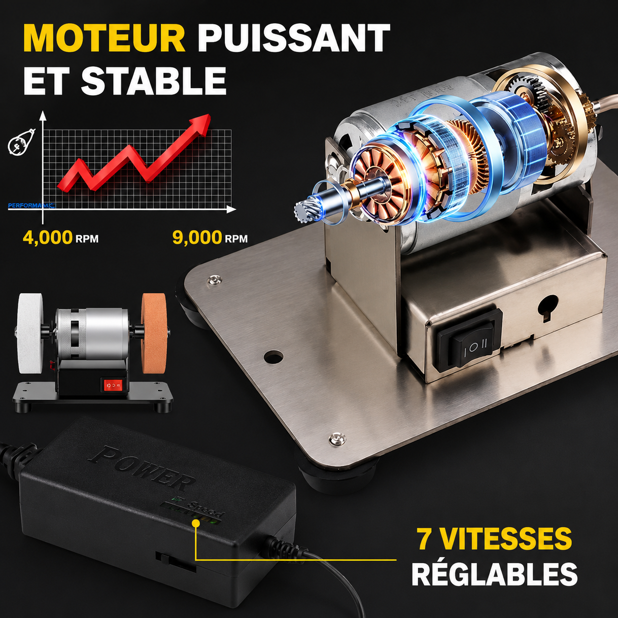 La Machine Professionnelle Qui Affûte, Polit et Redonne Vie à Vos Outils
