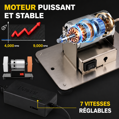 La Machine Professionnelle Qui Affûte, Polit et Redonne Vie à Vos Outils