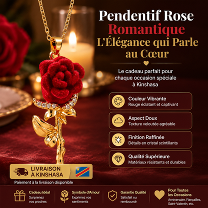 Le collier rose qui attire tous les regards à Kinshasa