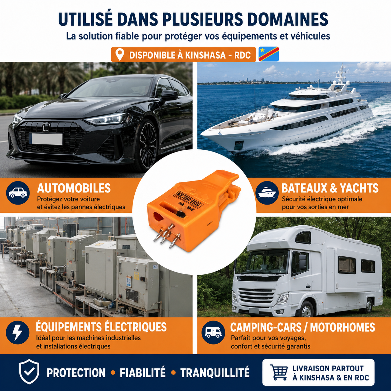 Testeur de fusible auto — Détection instantanée des pannes