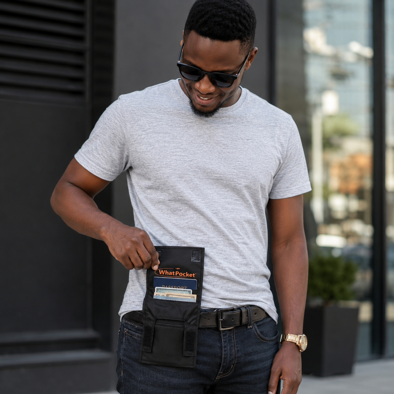 WhatPocket — La ceinture portefeuille qui protège ton argent et simplifie tes déplacements à Kinshasa