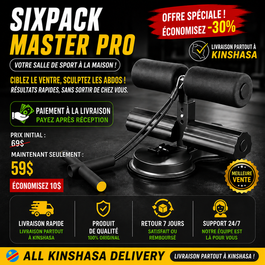 SixPack Master – Le secret ultime pour transformer ton corps sans quitter la maison !