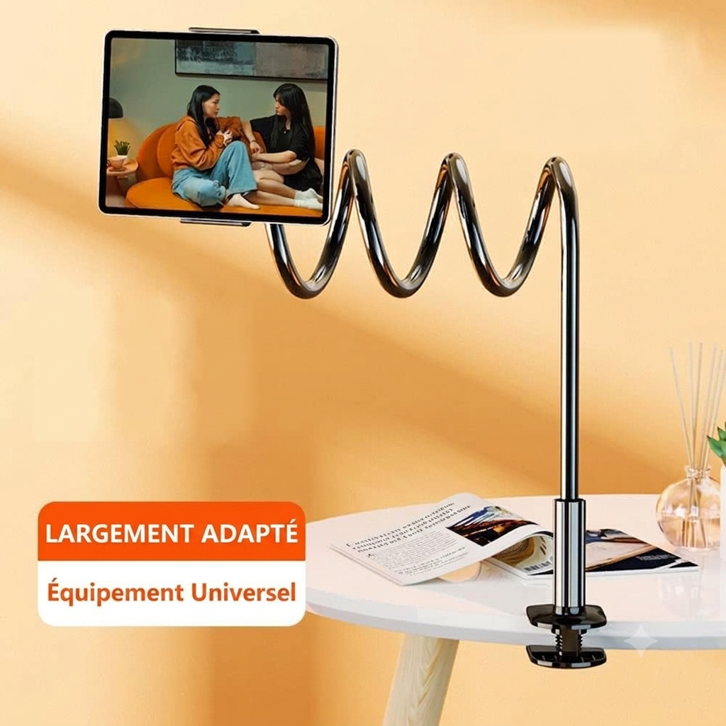 Support Flexible 360° – Le Confort Idéal Pour Tous Vos Appareils ⭐