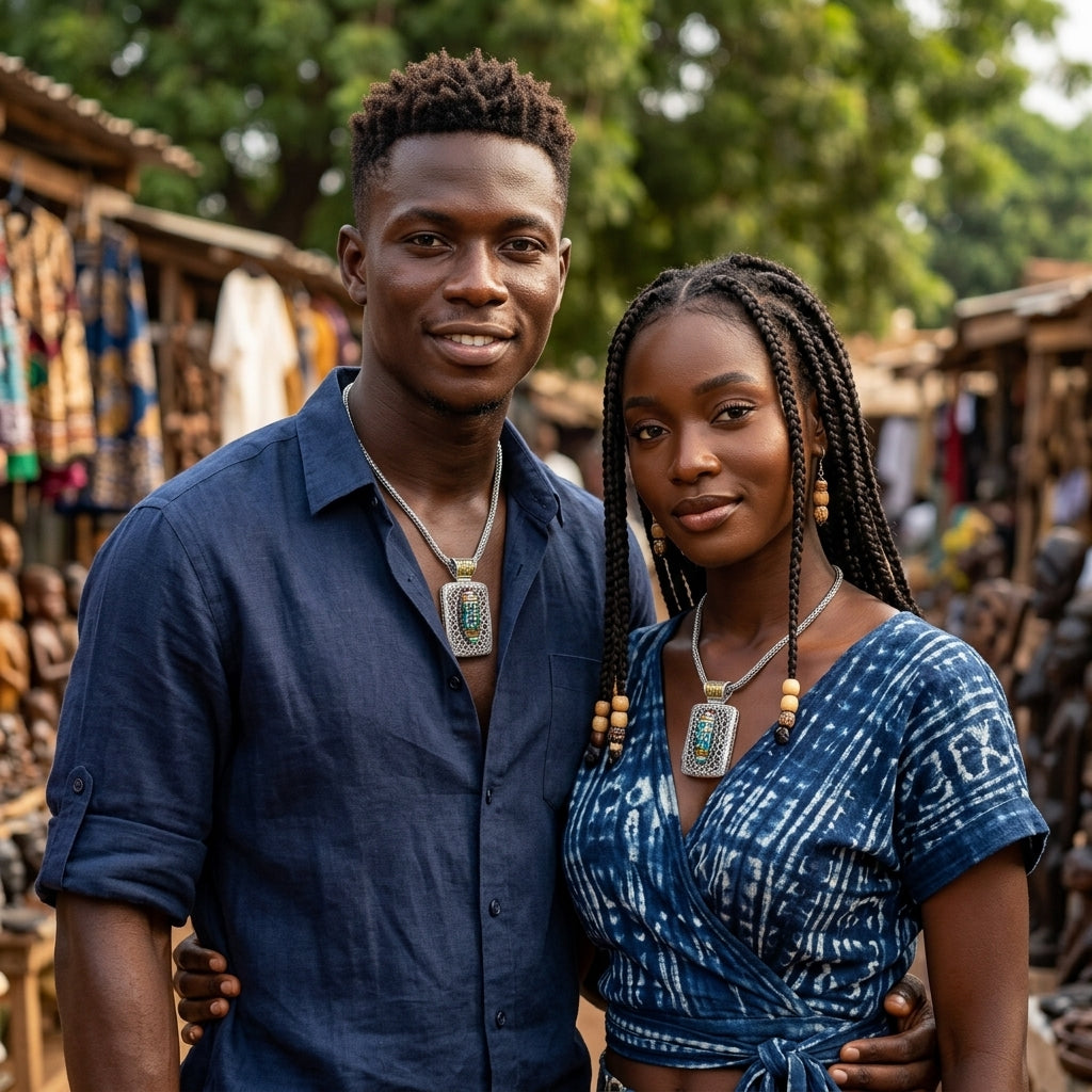 Collier Tibétain pour Homme – Affirme Ton Style avec Élégance