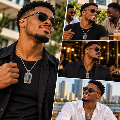 Collier Tibétain pour Homme – Affirme Ton Style avec Élégance